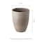 Glitzhome® 17" Eco-Friendly Oversized Faux Ceramic Tall Bowl Planters, 2ct.
